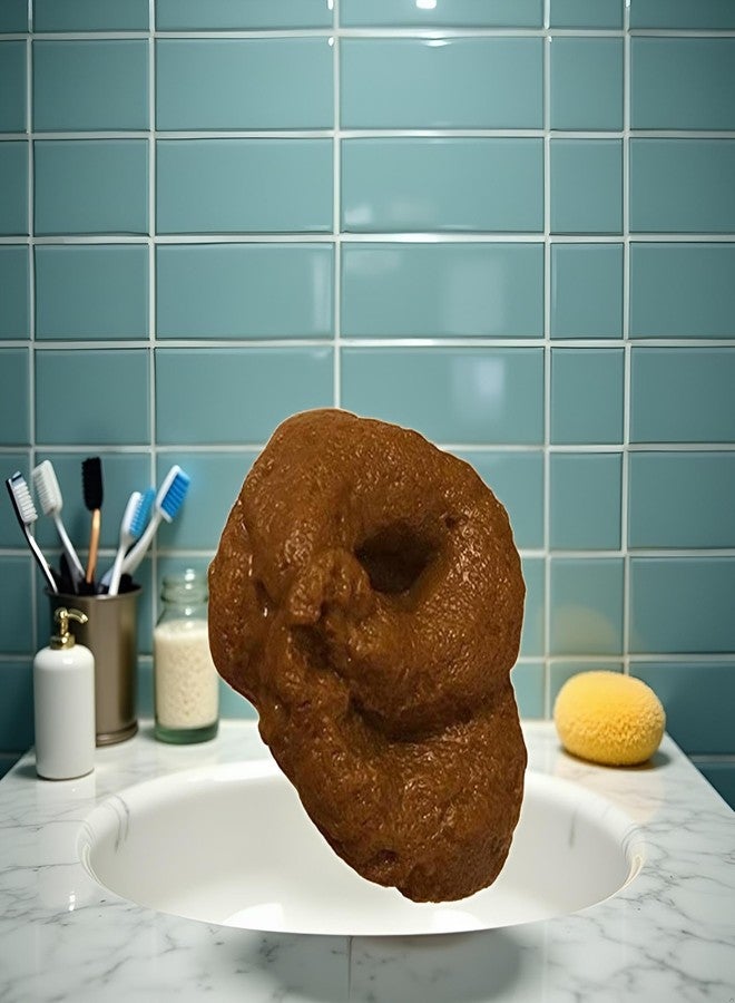 Junfamilee 1Pc Fake Poopy Prop, Brown Realistic Fake Poop, Novelty Floating Fake Poop Props for April Fools' Day Prank, Perfect Gag Gift, Prank Gift,Gags and Practical Joke Props - Image 3